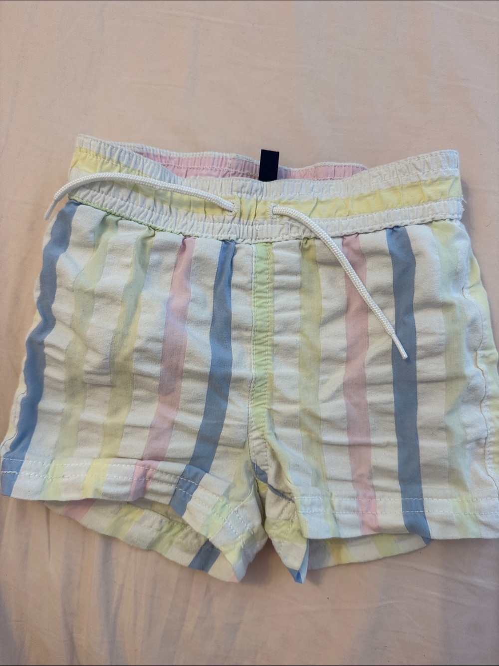 Janie and Jack Striped Pastel bathing suit size 3-6 months. Excellent condition